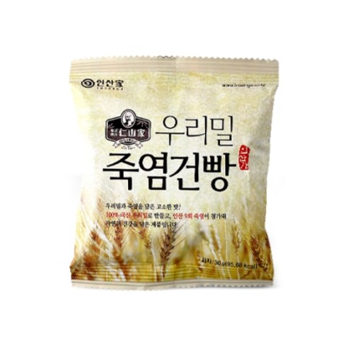 인산가 우리밀 죽염건빵 30g x 50봉 x 2박스, 100개, 30g