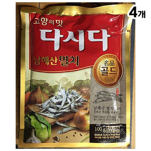 업소용 멸치다시다 분말조미료 골드 세트 (100g X 4팩)