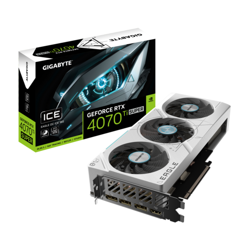 GIGABYTE 기가바이트 지포스 그래픽카드 RTX 4070TI SUPER EAGLE OC ICE D6X 16GB