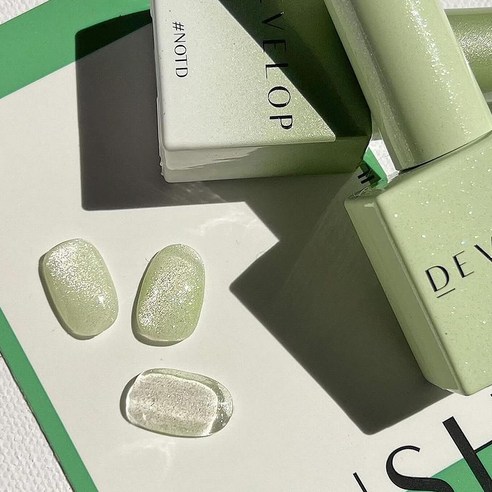 디벨롭네일 프리미엄 젤 폴리쉬 자석젤 글리터젤 GLITTER GEL, DG-04 블링블루, 1개, 10g