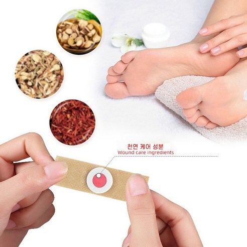 [국내배송] 1/1+1/2+2 발바닥통증 패치 티눈밴드 발가락 굳은살 제거 풋케어 보호대, 20매입, 1개