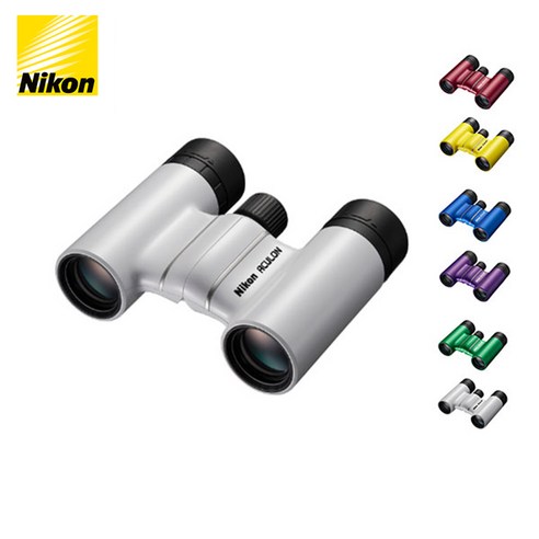니콘 정품 아쿨론 T02 8x21 쌍안경, 1개, 화이트
