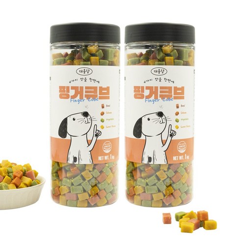 펫라벨 핑거큐브: 맛있는 간식으로 교육과 건강을 한 번에!