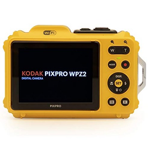 견고성과 기능성의 완벽한 조화: 코닥 컴팩트 디지털 카메라 PIXPRO 옐로우 WPZ2