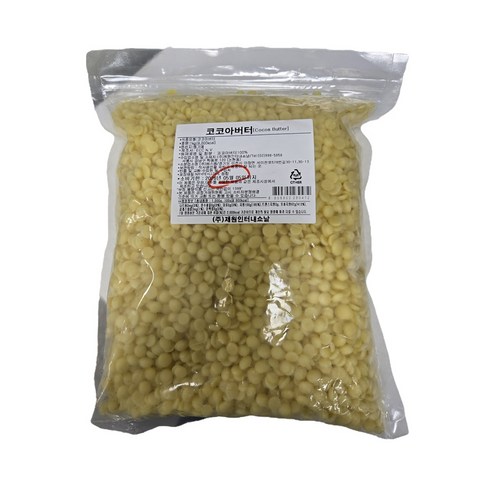 제원 코코아버터 (소비기한 26년 5월 5일까지), 1개, 1kg