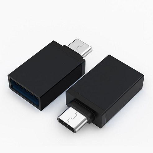 2개 베이식스 C타입 to USB 3.0 변환 OTG, 2 black