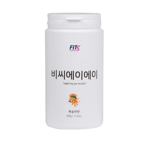 핏츠 BCAA 비씨에이에이 복숭아 500g, 1개