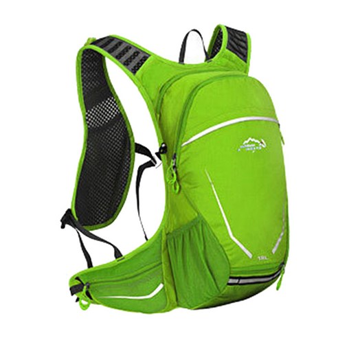 스키 캠핑을 위한 야외 사이클링 배낭 물 저장 가방 배낭 수화 팩, 녹색, L, 폴리에스터
