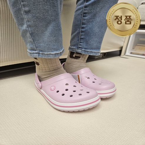 CROCS 크록스 크록밴드 클로그 키즈 여성 샌들 핑크 CBGD