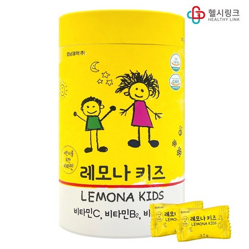 [경남제약] 어린이를 위한 비타민 레모나 키즈 츄어블 정 비타민C 비타민B 아이간식, 100정, 1개