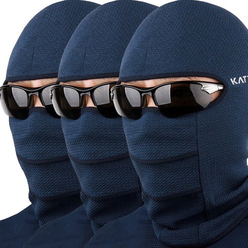 KATTUS 춘추용 바라클라바 기능성 원단사용 1+1+1 세트구성 3단 바라클라바 복면 KC인증, A Type