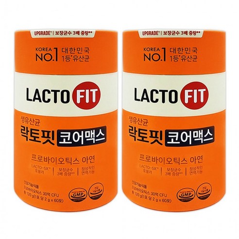 생유산균 코어맥스 120포, 2g, 60개