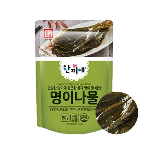 [다만세푸드] 한성 한끼애 명이나물 150g x 1개 / 반찬