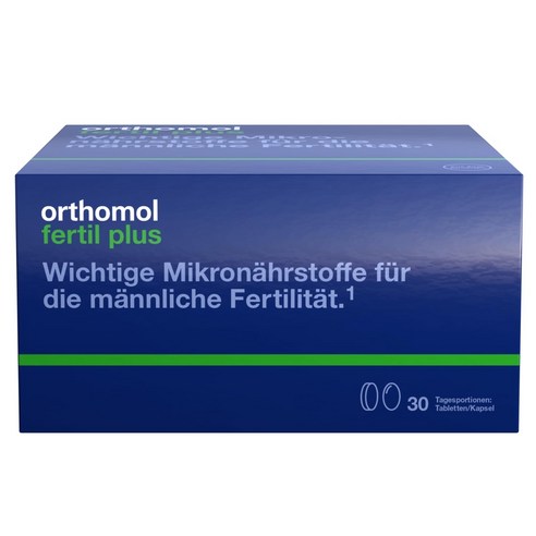 Orthomol 오쏘몰 Fertil Plus 멀티비타민 포함 90g, 옵션1