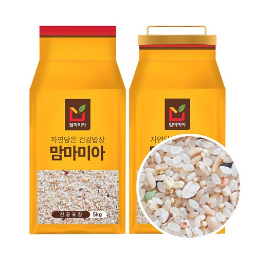 맘마미아 쌀 10kg, 20kg 혼합쌀 (쌀+혼합20곡), 맘마미아 20곡담은 쌀 10kg (5kg 2개) 쌀20kg