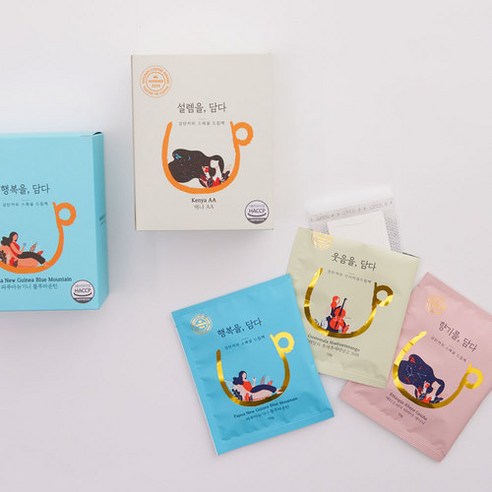 풍부한 풍미가 담긴 편리하고 고급스러운 드립백커피 선물세트