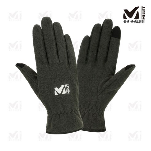 밀레 MILLET 23FW 남녀공용 기본 플리스 장갑 MVSWL406, 카키(40), 1개