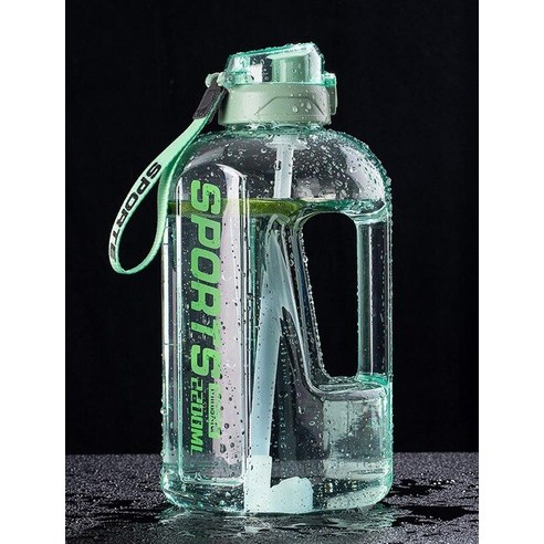 FREELIFE 휴대용물통 대용량 물병 스포츠 XS-175, Green-PC material, 2000ML