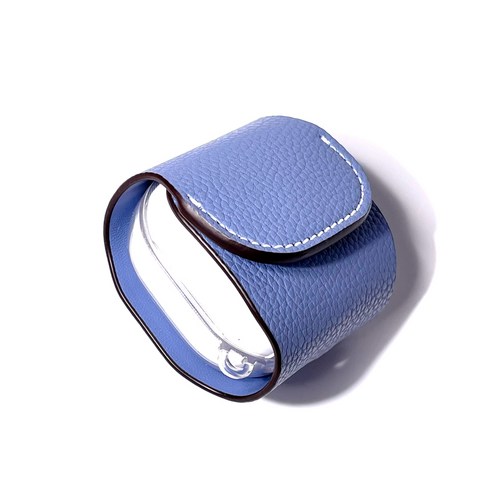 발레나블루 갤럭시 버즈 2/프로/라이브용 일체형 가죽케이스 (17 Colors), 케이스 색상 : 14. 파우더블루