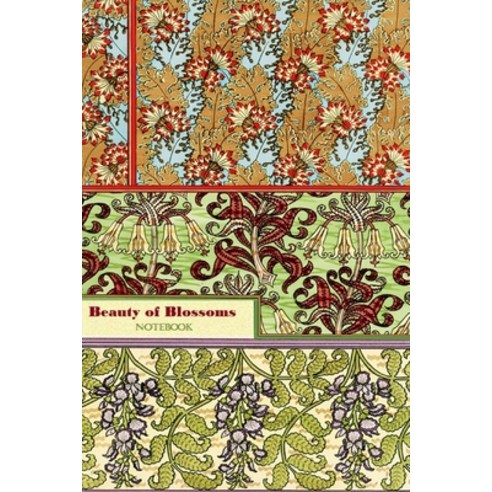 Beauty of Blossoms NOTEBOOK [ruled Notebook/Journal/Diary to write in 60 sheets Medium Size (A5) 6... Paperback, Blurb