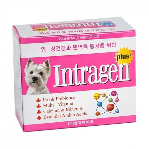 강아지 고양이 영양제 장 면역력 피모 인트라젠 종합영양제 30포(60g), 30회분, 장건강/유산균, 1개