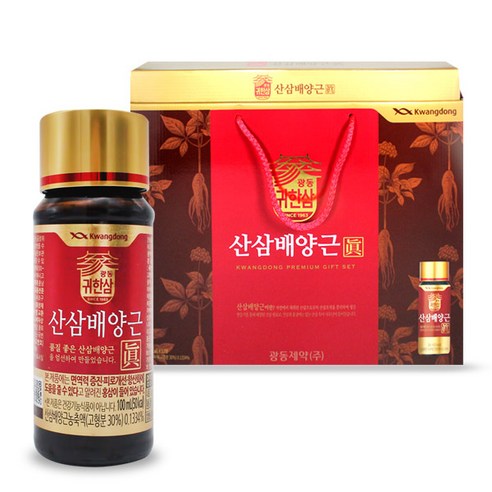 산삼  광동제약 산삼배양근진액, 100ml, 12개