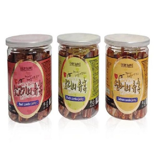 유혹시리즈 져키: 맛과 건강, 댕댕이를 위한 최고의 선물!