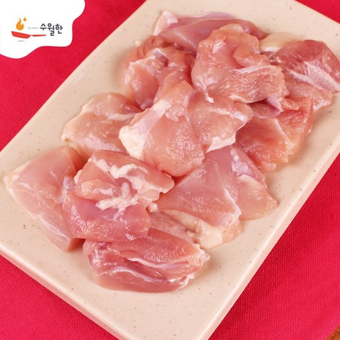 수월한 닭고기 순살 조각정육, 브라질산 닭고기, 비가열 냉동제품