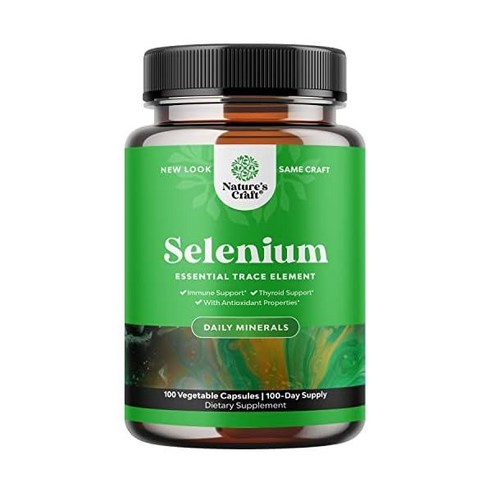 영양제 셀레늄 200mcg 100캡슐 100일분 고함량 해외직구 Selenium, 2개