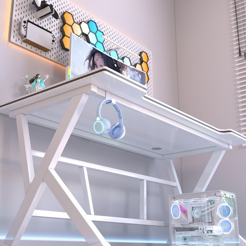 카본 패턴 1인용 게임 책상: 게이머와 사무실 직원을 위한 궁극적인 작업 공간 솔루션