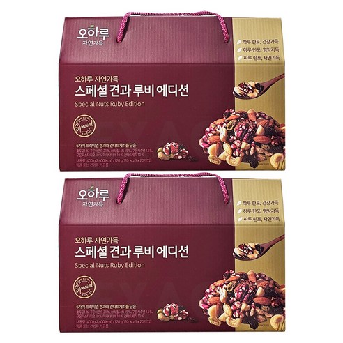 오하루 스페셜 견과 루비 에디션 20개입 1박스