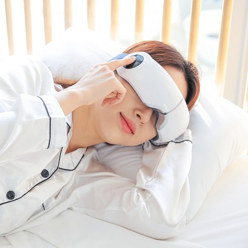 모락 아이세그 무선 진동 공기압 온열 눈 마사지기 MR-EYESEG