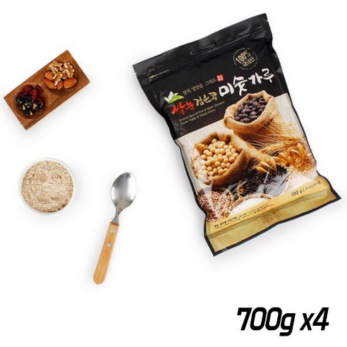 국산 국내산 미숫가루 한끼대용쉐이크 밥대용 간단한식사 보리미숫가루 아침대용식 700g x4 미숫가루추천