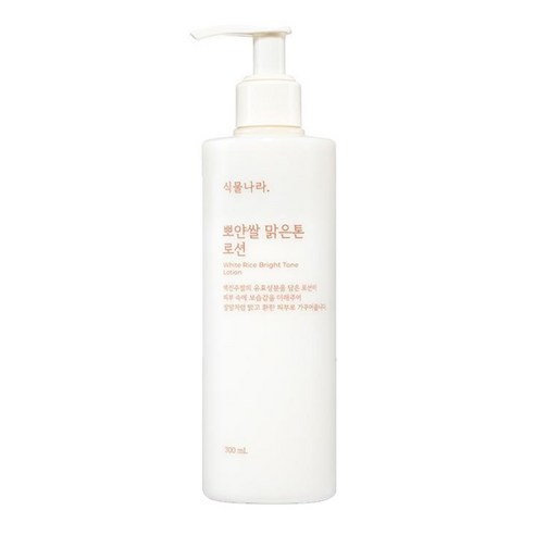 식물나라 뽀얀쌀 맑은톤 로션 300mL, 1개