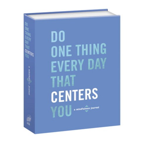 (영문도서) Do One Thing Every Day That Centers You: A Mindfulness Journal Paperback, Clarkson Potter Publishers, English, 9780553459708
