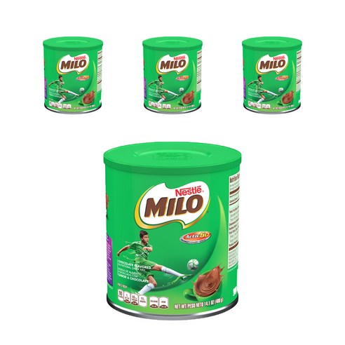 네슬레 밀로 초콜릿 플레이버드, 400g, 1개입, 4개