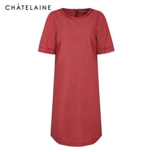 [샤트렌] 나일론 코튼 혼방 원피스