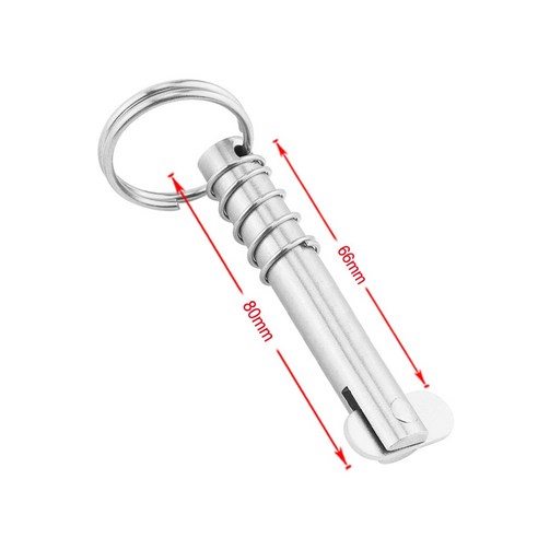 빠른 분리 보트 핀 비미니 탑 힌지 316 스테인레스 데크 힌지 선박 출장용 탈착식 10x80mm, 1개
