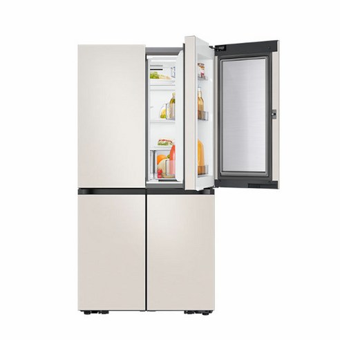 삼성전자 비스포크 양문형냉장고 RF84C926A4E 매트크리미베이지 870L