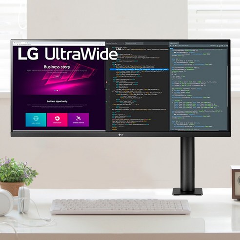 LG전자 34WN780 86.7cm IPS WQHD 75Hz 360모니터, 방문수령