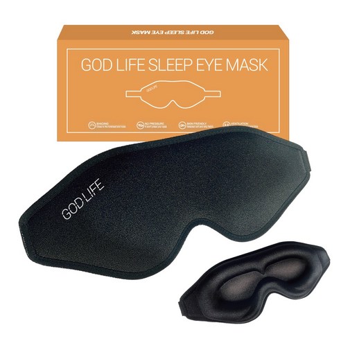 깊은 밤, 완벽한 어둠 속으로: 갓라이프 눈가리개로 꿀잠 예약!