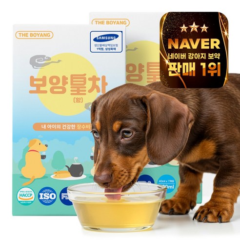 더보양 보양황차 강아지 고양이 마시는 천연 영양제, 40ml, 14팩