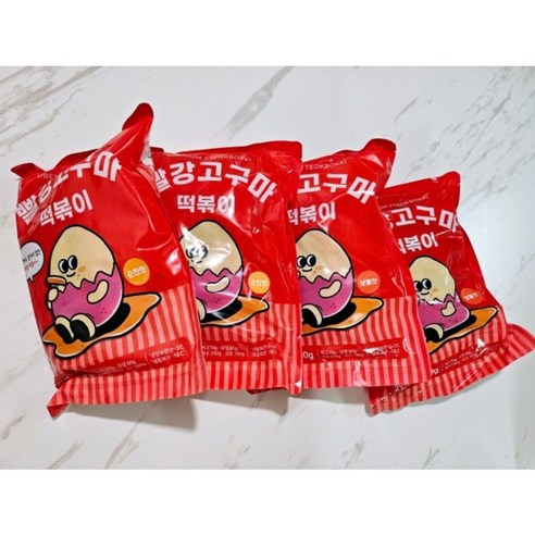 추억을 되살리는 매콤달콤한 빨강고구마 떡볶이 밀키트