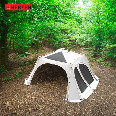 사방팔방 시원한 개방감, 에르젠 라운지 이지쉘터로 캠핑을 즐기다!