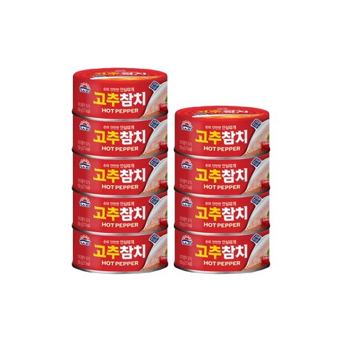 사조 고추참치 안심따개, 150g, 9개