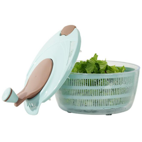 터치온리 샐러드 야채 탈수기 대용량 가정용 다기능 물기제거 원심력 탈수, 그린