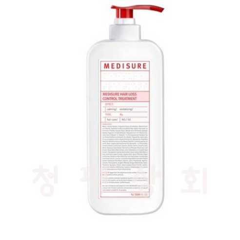 메디슈어 탈모증상완화 헤어 트리트먼트, 5개, 1L