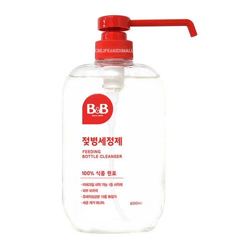 비앤비 비앤비 젖병세정제, 600ml, 1개