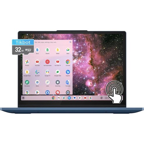 Lenovo Flex 3i 크롬북 터치스크린 노트북 2in1-15.6 FHD IPS 디스플레이 - 인텔 펜티엄 실버 N6000 - USB C - Wi-Fi 6 - SD 카드 리더기, 4GB RAM |64GB eMMC+32GB SD Car, 단일, 단일