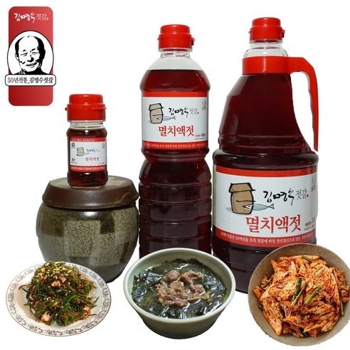 [김명수젓갈][수도권대리점] 멸치액젓 900ml (3만원 이상 무료배송/16시 이전 주문건 당일출고), 1개